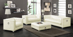 Chaviano 4-piece Upholstered Tufted Sofa Set Pearl White image