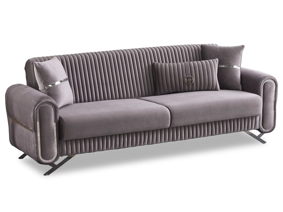 Royal Convertible Sofa Light Grey