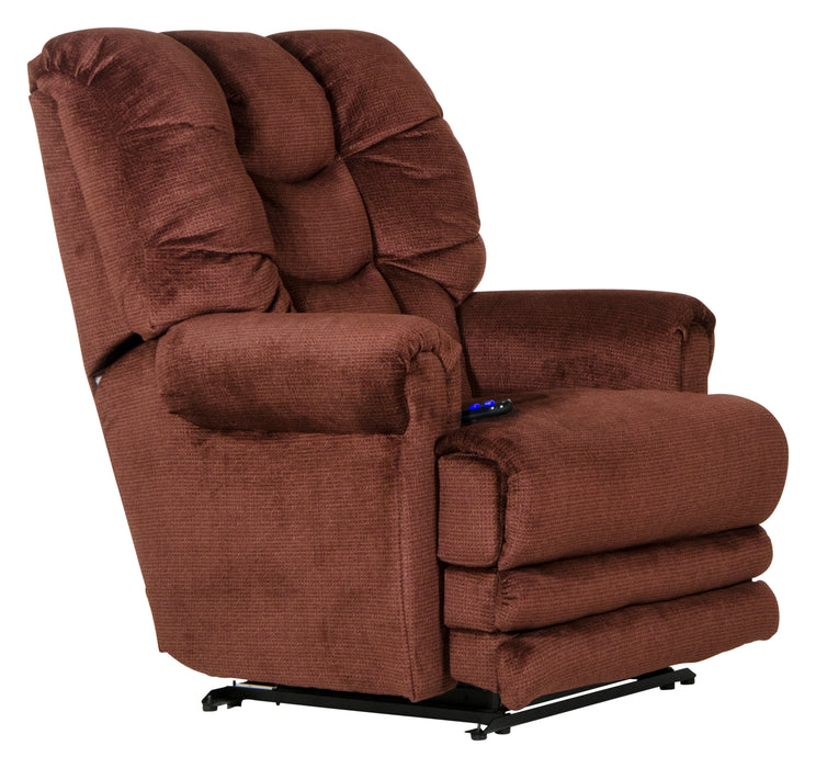 Malone Power "Lay Flat" Recliner w/Ext Otto