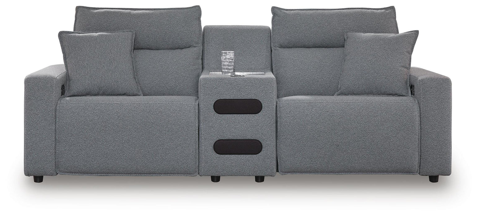 Modmax II Power Reclining Sectional with Audio Console