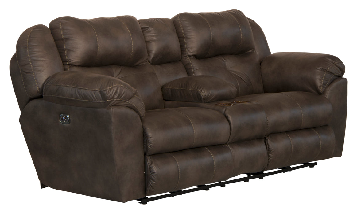 Ferrington Power Headrest w/ Lumbar Power Lay Flat Reclining Loveseat