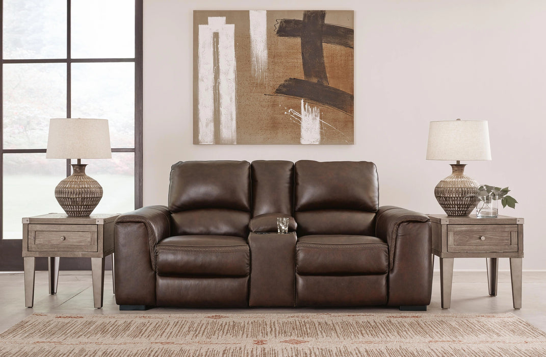 Alessandro Power Reclining Loveseat with Console
