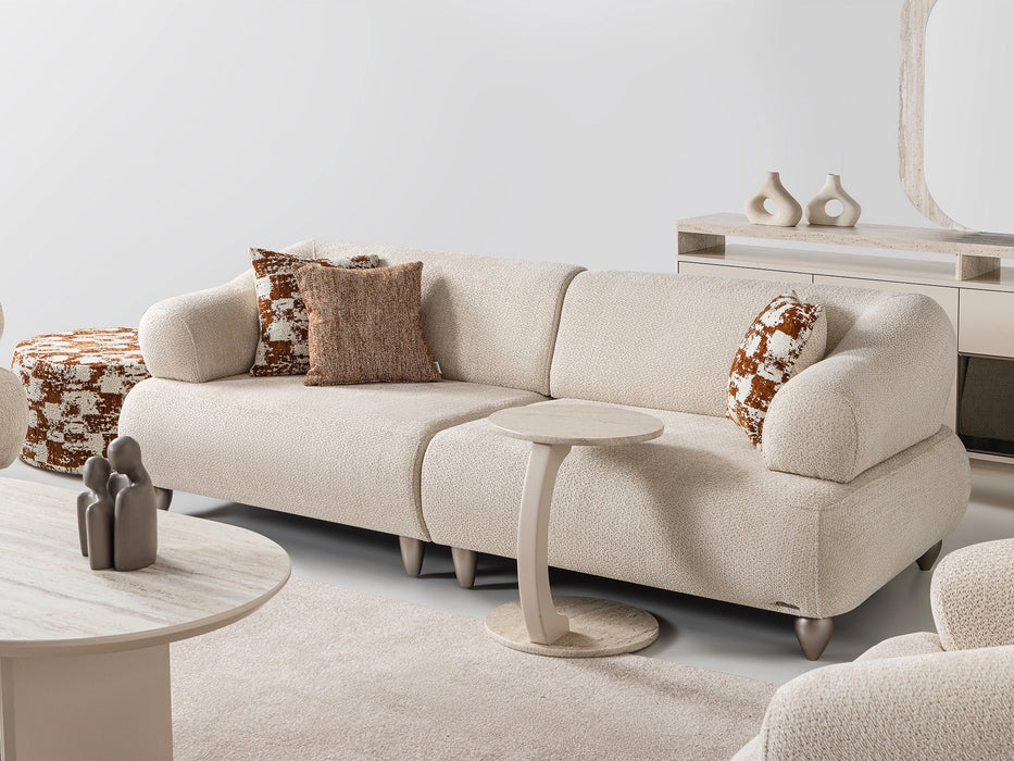 Bern Convertible Loveseat Cream
