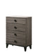 Avantika Faux Marble & Rustic Gray Oak Chest image