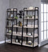 Wendral Natural & Black Bookshelf (5-Tier, 16"L) image