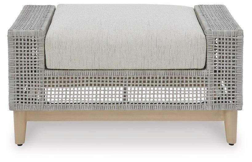 Seton Creek Outdoor Ottoman with Cushion