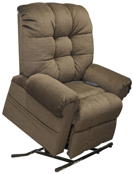 Catnapper Furniture Omni Power Lift Chaise Recliner in Truffle