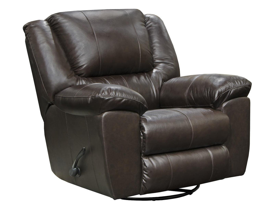 Catnapper Furniture Transformer II Chaise Swivel Glider Recliner in Chocolate image