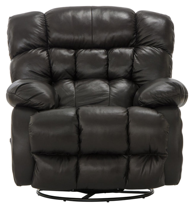 Pendleton Leather Chaise Swivel Glider Recliner