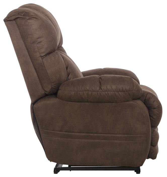 Dawkins Oversized Power Lay Flat Recliner with Extra Extension Footrest