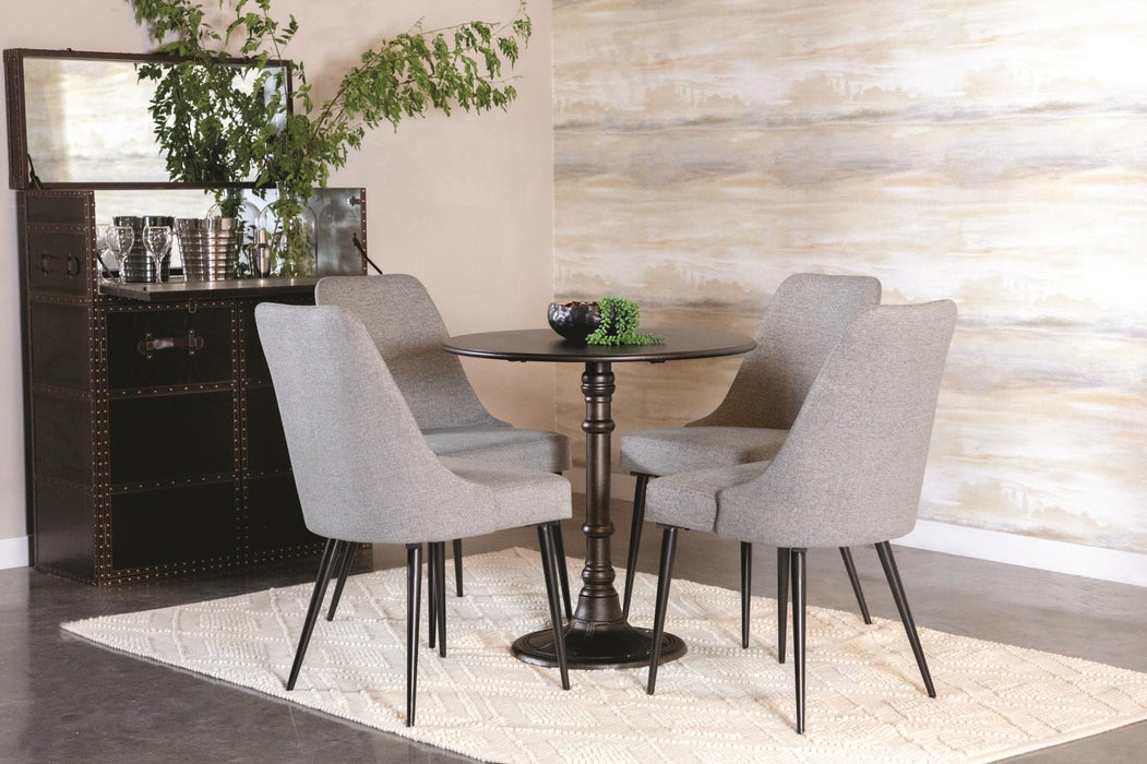 Oswego Round Bistro Dining Table Bronze