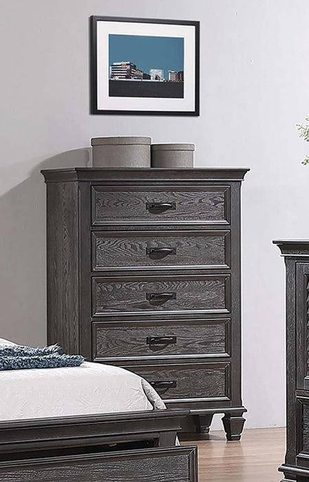 Franco 5-drawer Chest Weathered Sage