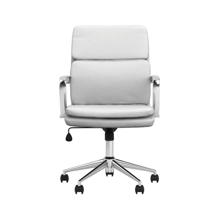 Ximena Standard Back Upholstered Office Chair White