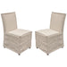 Sonoma 2-Pack Dining Chairs with Wood Legs and Sand Linen Removable Slipcover by Diamond Sofa image