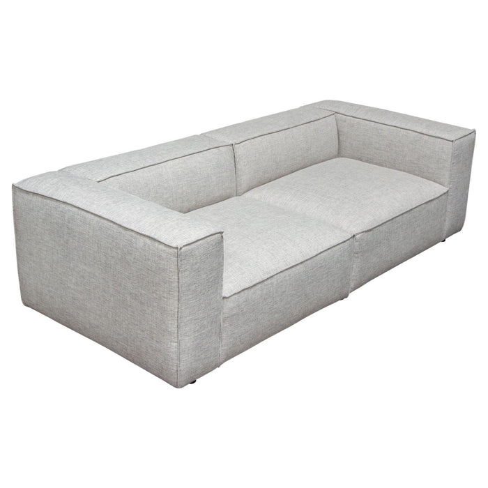 Vice 2PC Modular Sofa in Barley Fabric by Diamond Sofa