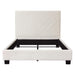 Vogue Eastern King Bed w/ 54" Headboard in Light Cream Velvet by Diamond Sofa image