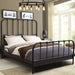 Mateo Rust Brown Powder Coat Metal Eastern King Bed image