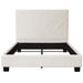 Vogue Eastern King Bed w/ 54" Headboard in Light Cream Velvet image