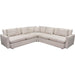 Arcadia 3PC Corner Sectional w/ Feather Down Seating in Cream Fabric image