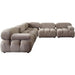 Paloma 5PC Modular 111 Inch Corner Sectional in Mink Tan Velvet image