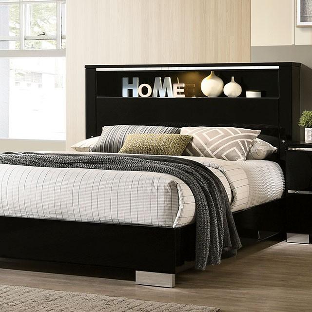 Carlie Bed White & Black