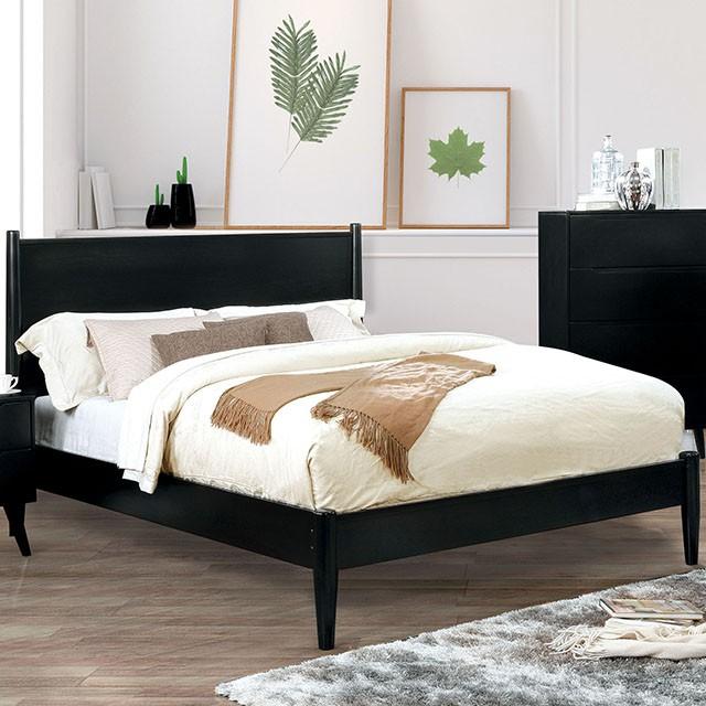 LENNART II Black Queen Bed image