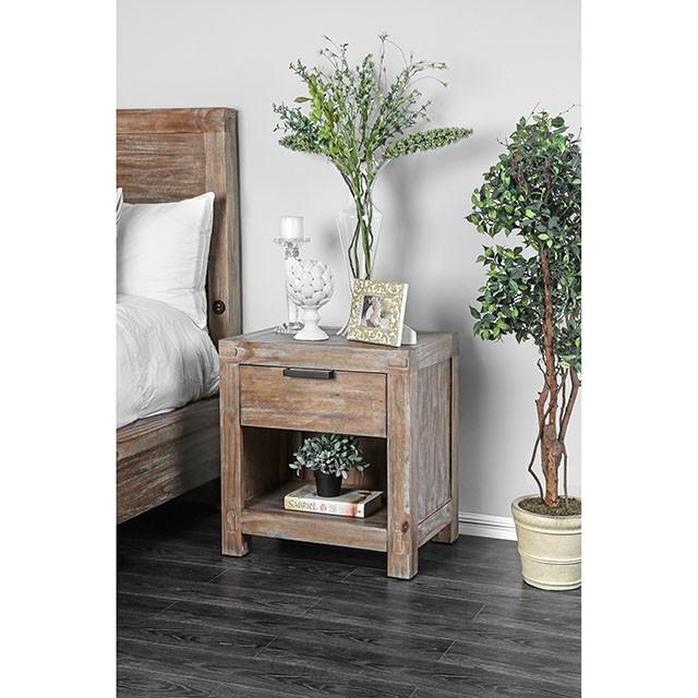 Wynton Weathered Light Oak Night Stand