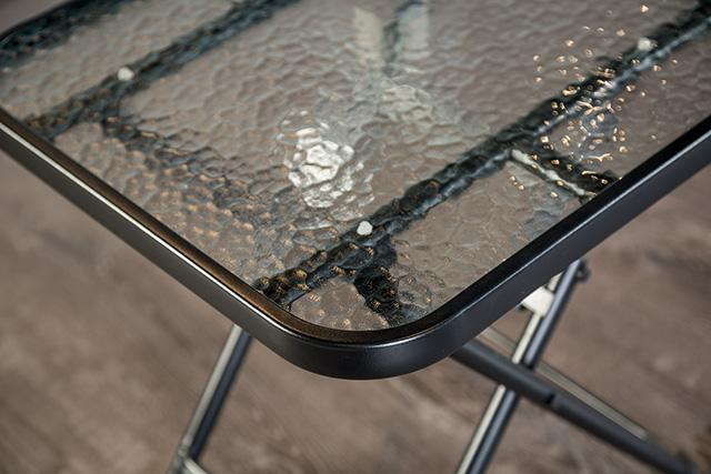 Bastia 3 Pc. Conversation Set Teal & Beige