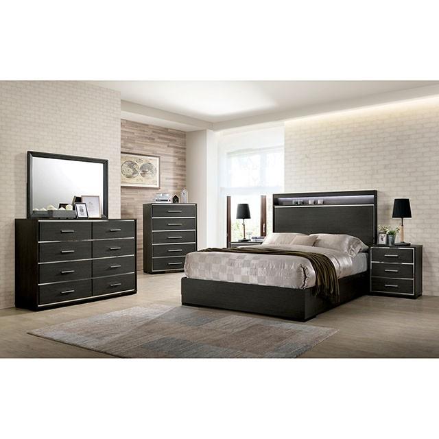 Camryn Warm Gray E.King Bed