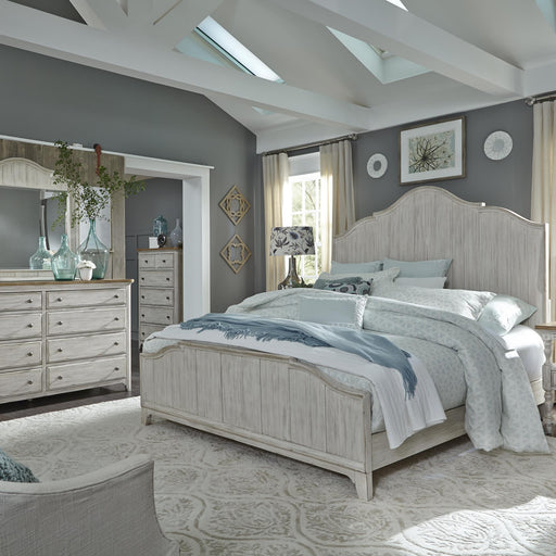 Farmhouse Reimagined Queen Panel Bed, Dresser & Mirror, Chest image