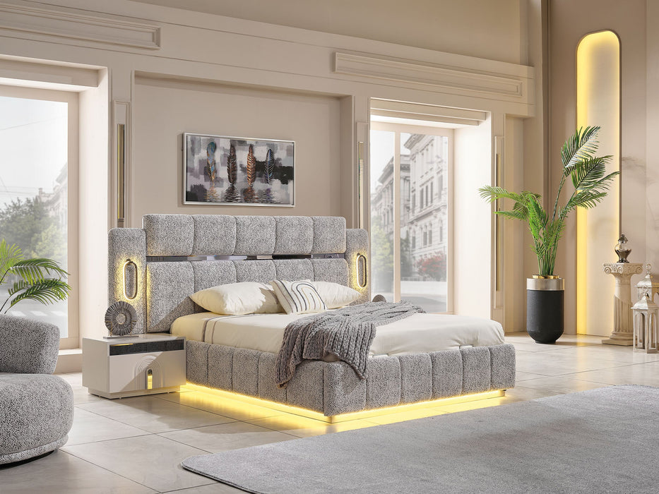 Parma Bed Frame With Headboard