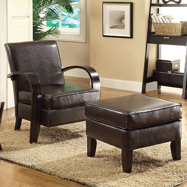 Gossau Accent Chair w/ Ottoman