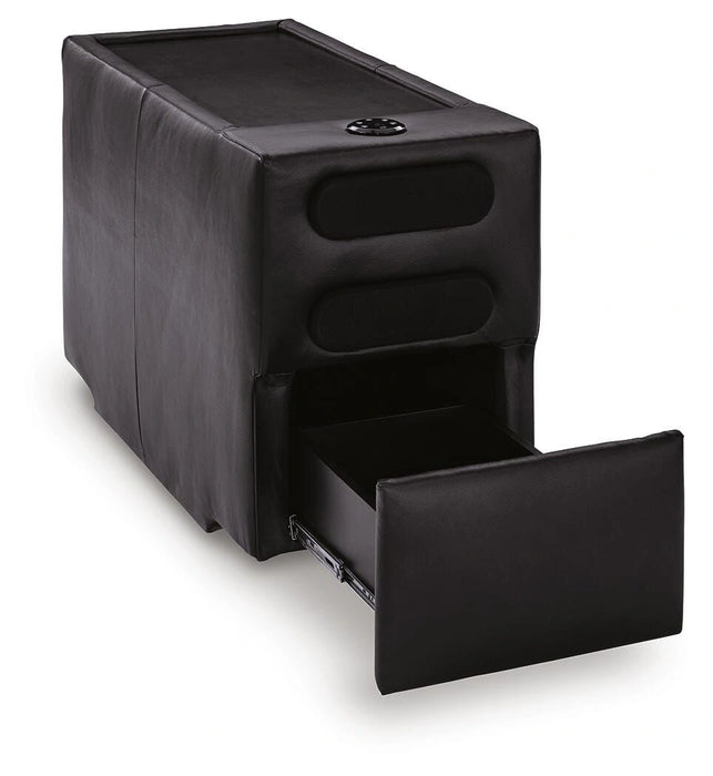 Modmax II Double Chaise Sectional with Audio Consoles