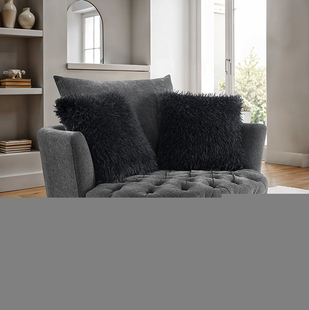 Sofi Button Tufted Swivel Chair