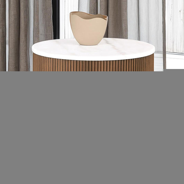 Virden Round End Table