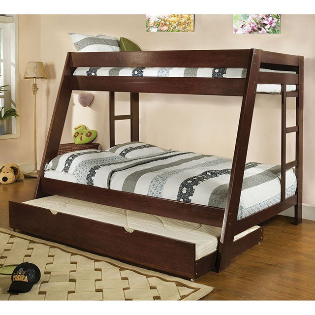 Arizona Dark Walnut Twin/Full Bunk Bed