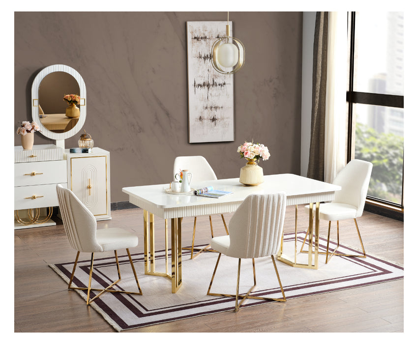 Marsel 75 inch Dining Room Table